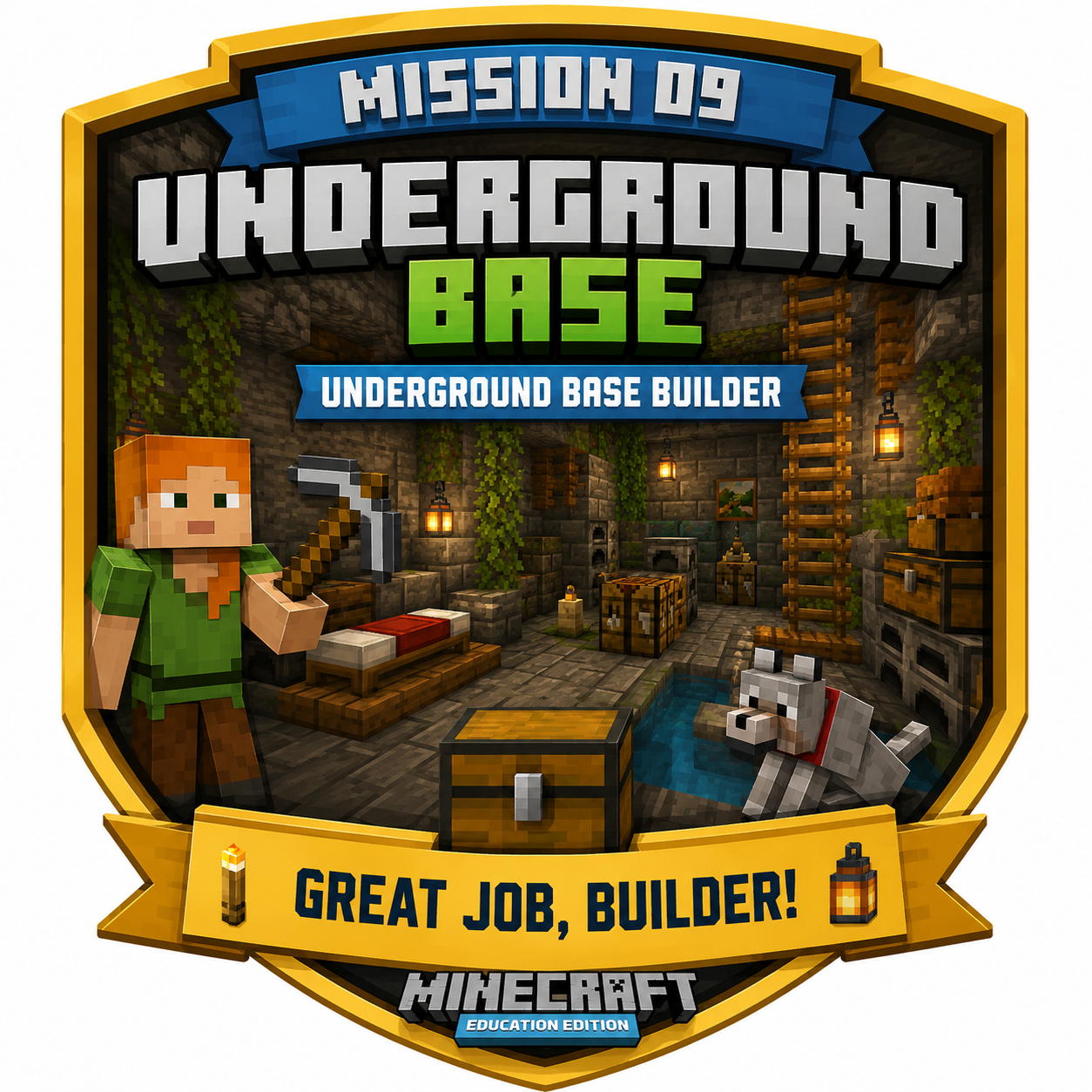 Mission 09 badge