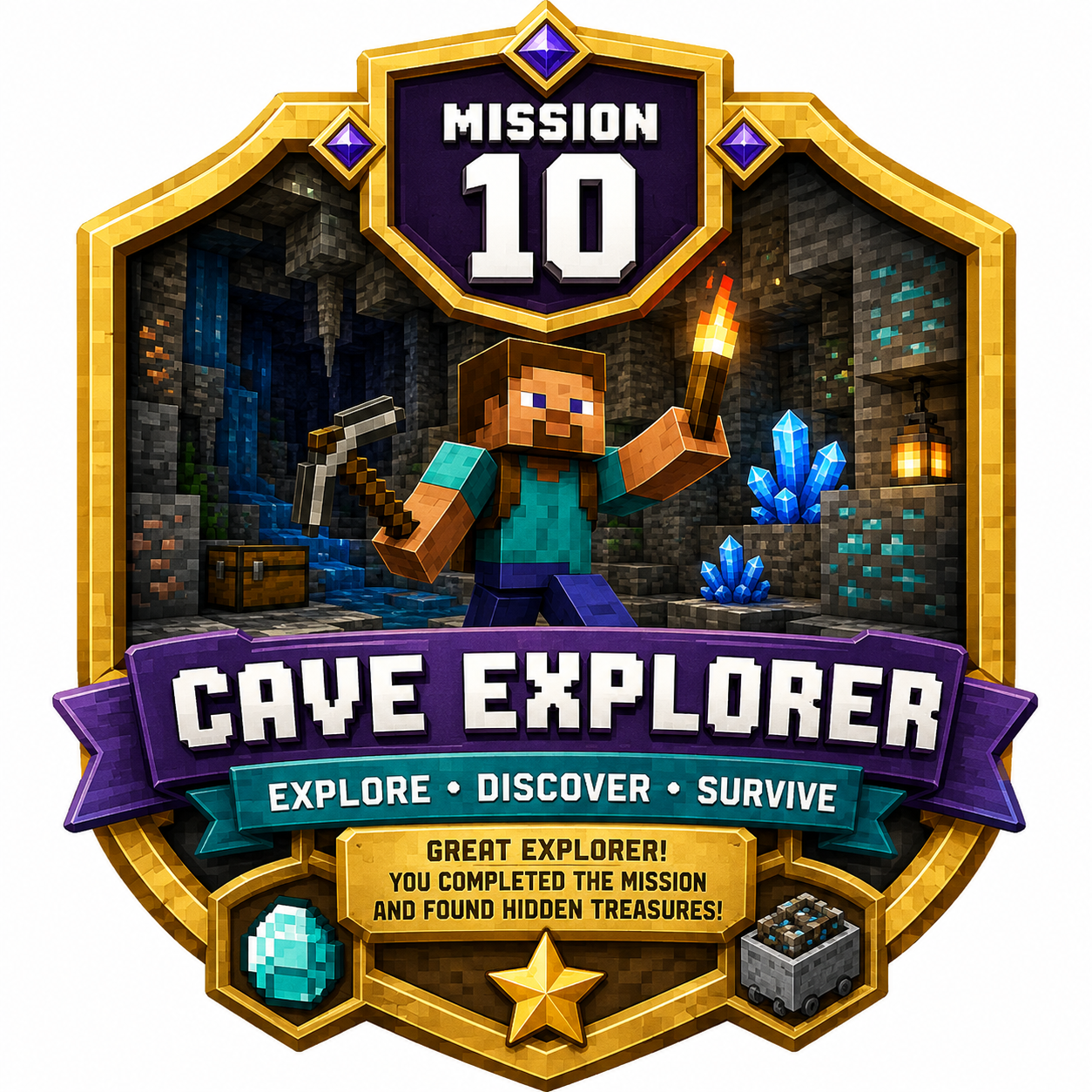 Mission 10 badge