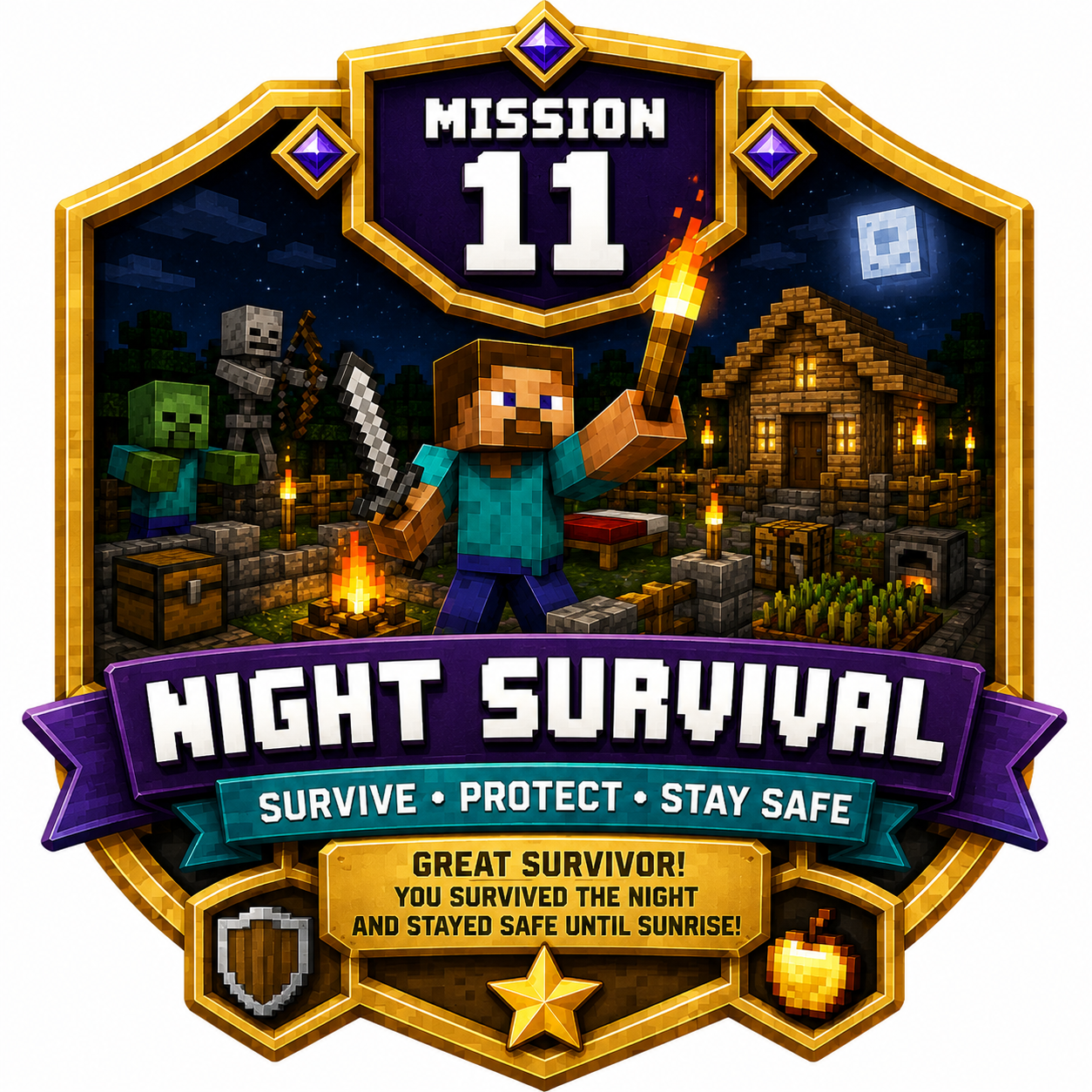 Mission 11 badge